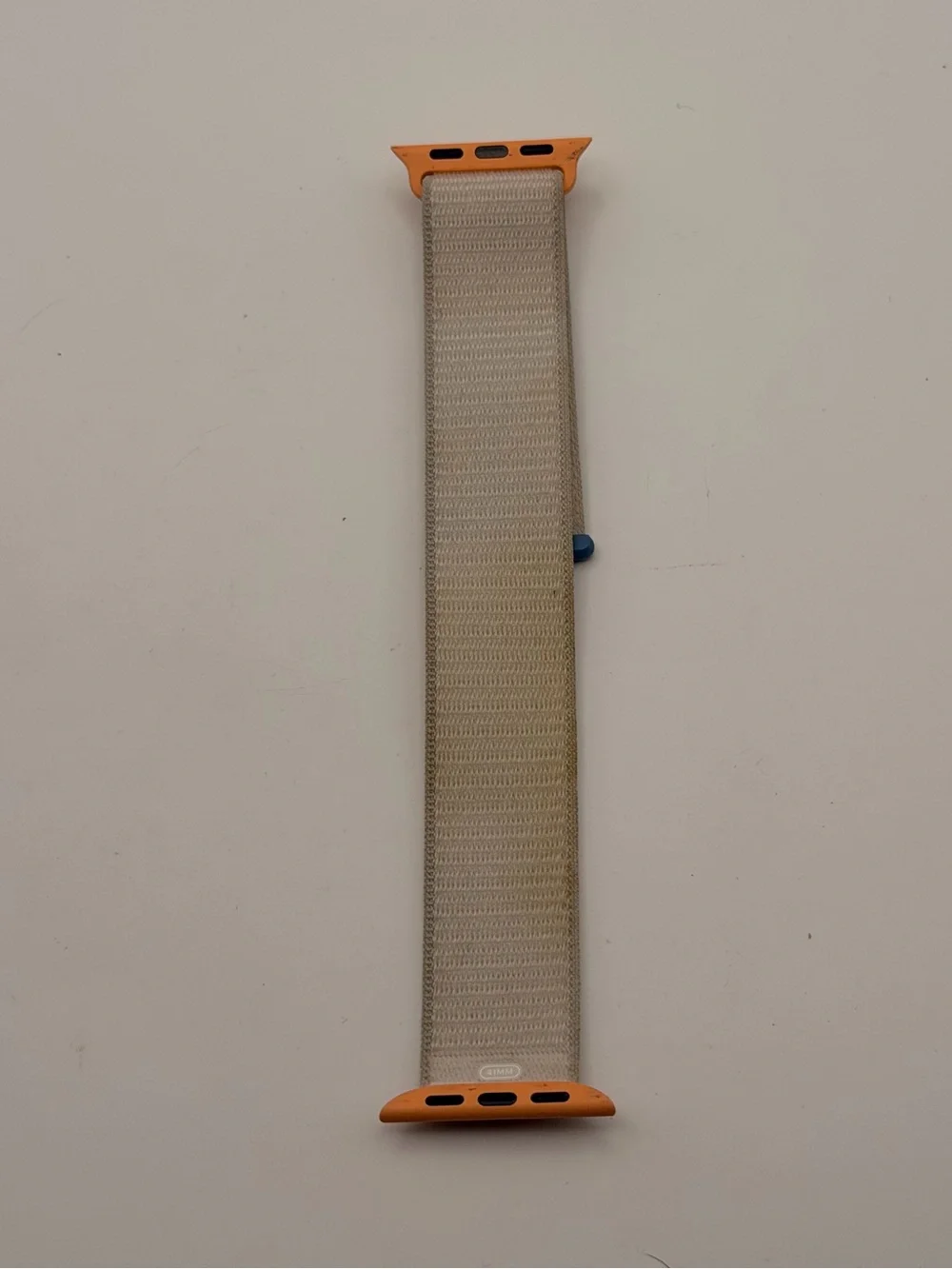 Apple Watch OEM, Single Loop, Comfort Band, Orange/ Blue, 38/40/41mm, Very good